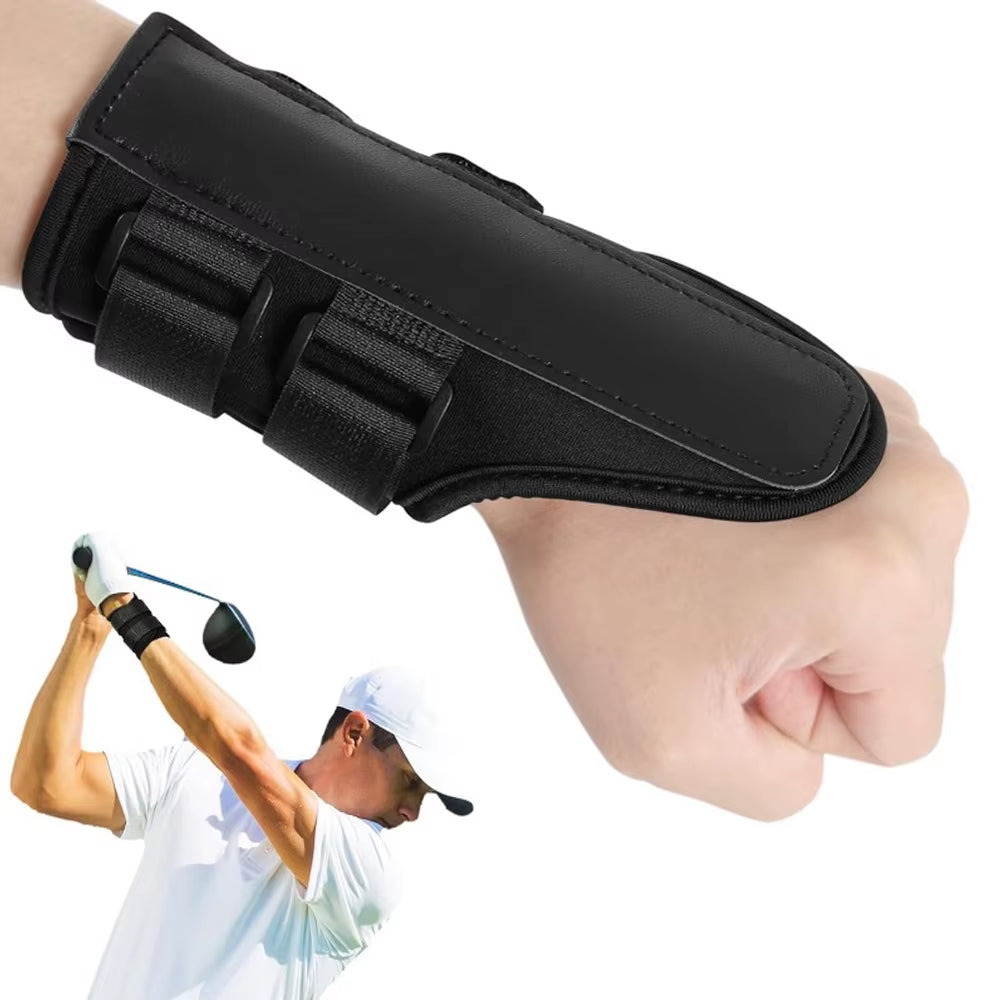 Golf Swing Aids Pro Power Band Wrist Brace Smooth and Connect-Easy Correct Training Swing Gesture Alignment Practice Tool