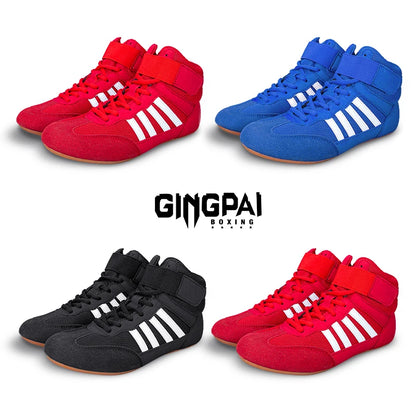 Training Wrestling Shoes Men Female Fitness Boxing Shoes Mesh Breathable Boxing Shoes Men High Quality Wrestling Shoes