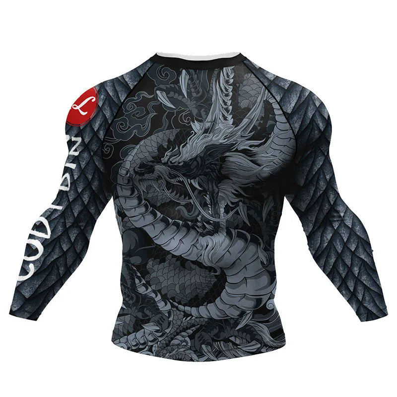 Mma Shorts Jiu Jitsu T-Shirt Pant Sets Rashguard Bjj Full Body Mens Women Compression Boxing Jerseys Rash Guard Clothing Suits