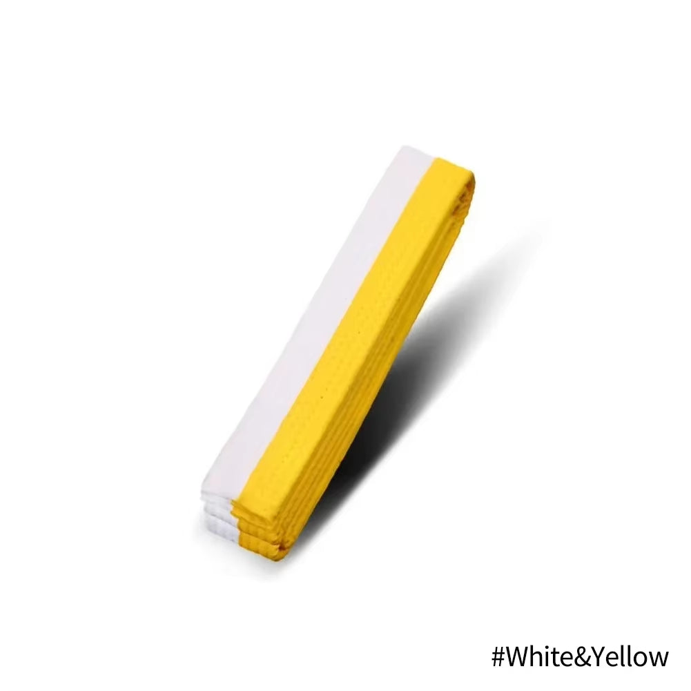 1PCS Martial Arts Karate Judo Taekwondo Professional Belts Judo Jiu Jitsu Standard Tapes Protective Waistband