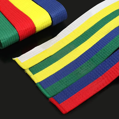 1PCS Martial Arts Karate Judo Taekwondo Professional Belts Judo Jiu Jitsu Standard Tapes Protective Waistband