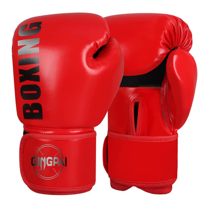 6/8/10/12Oz Boxing Gloves Professional Adult Sanda Muay Thai Fighting Gloves Men and Women Training Sandbag Free Fight MMA
