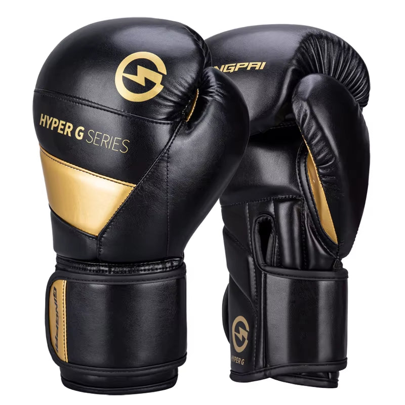 High Quality PU Leather Wear-Resistant and Breathable Boxing Gloves for Sanda Training, Thickened Protective Combat Gloves
