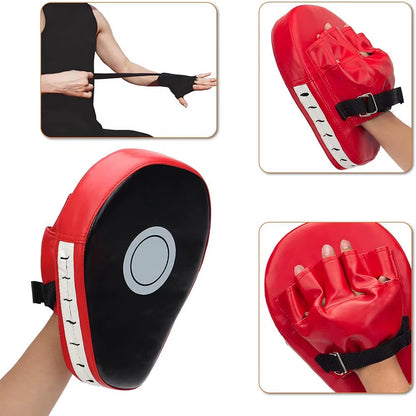 Boxing Foot Target, Leather Hand Target Pads, MMA Muay Thai Pads for Kicking Taekwondo, Kids Adults Boxing Training Equipment