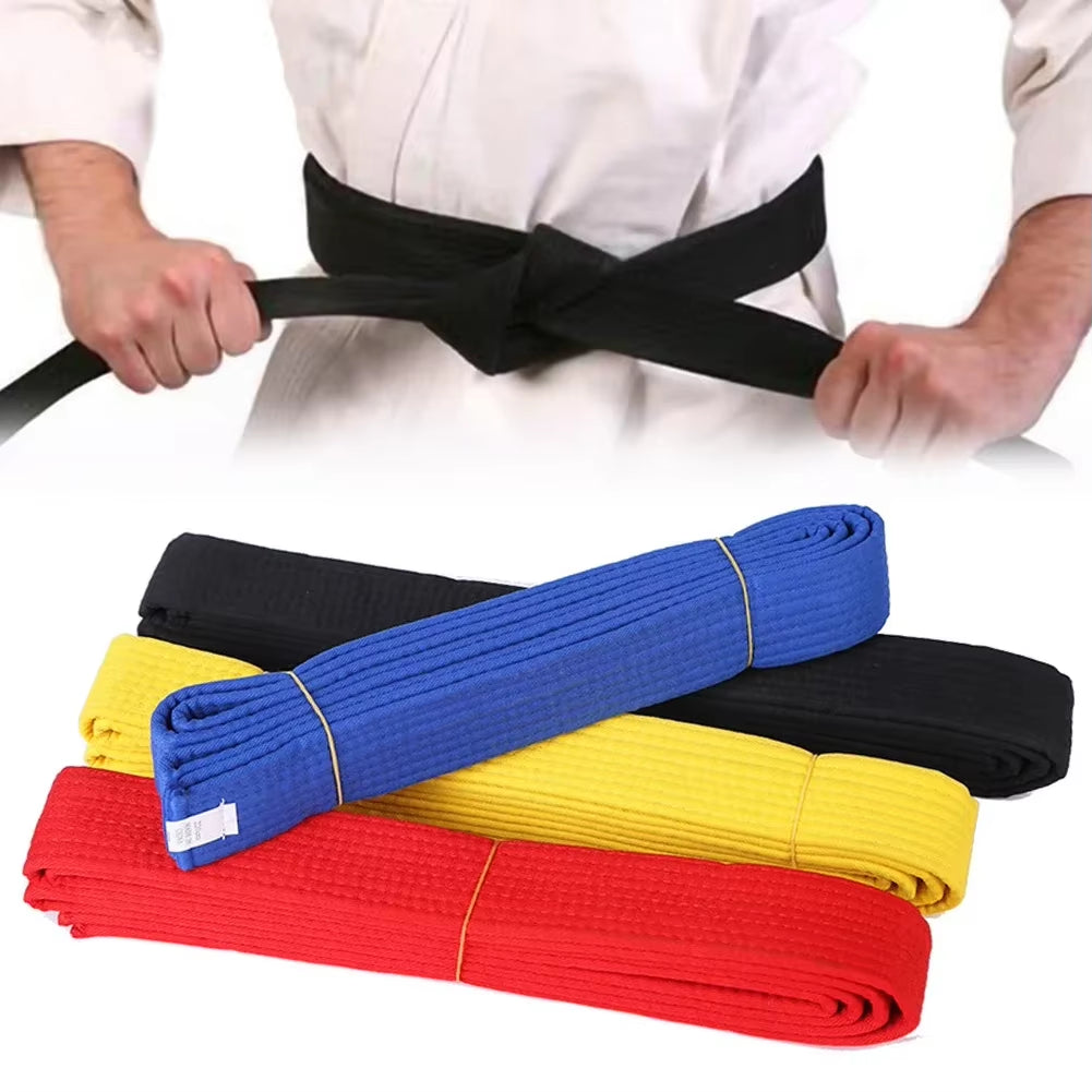 1PCS Martial Arts Karate Judo Taekwondo Professional Belts Judo Jiu Jitsu Standard Tapes Protective Waistband